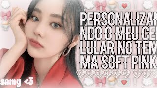 𓏲 ♡̸̸ . personalizando o meu celular no tema soft pink. | samy! ♡ screenshot 4