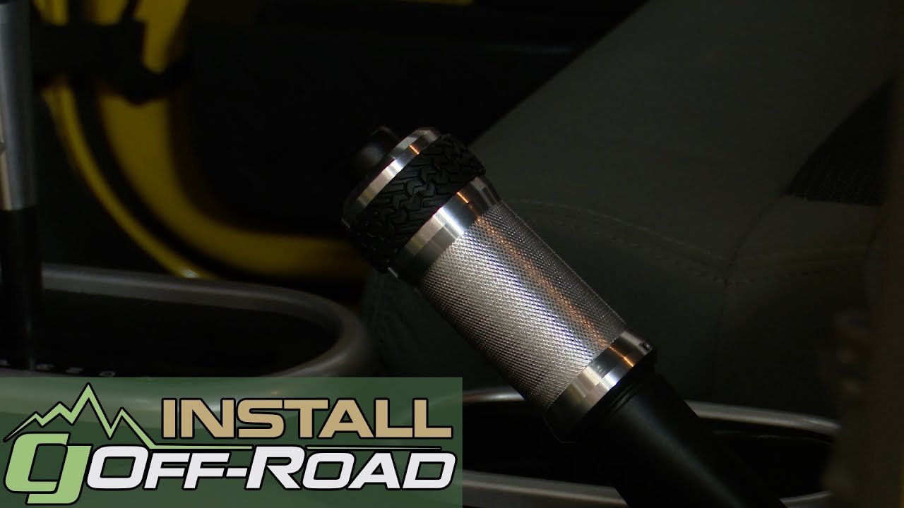 Jeep Wrangler Drake Off Road Emergency Brake Handle Cover Billet Silver