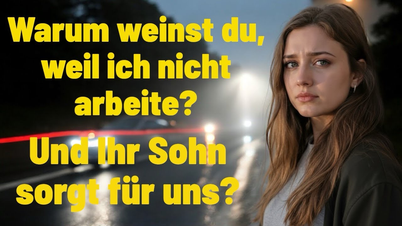 Sie arbeitet nicht und lebt von...