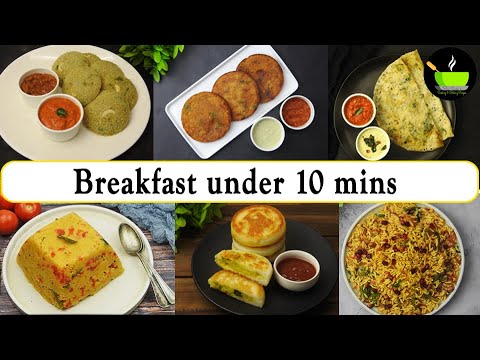 Breakfast Recipes under 10 mins   Instant Breakfast Recipes   Quick Breakfast Recipes   Breakfast