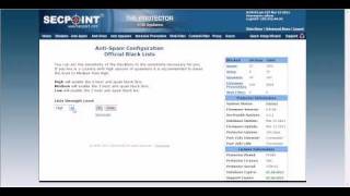 Protector Anti Spam Configuration Official Black Lists