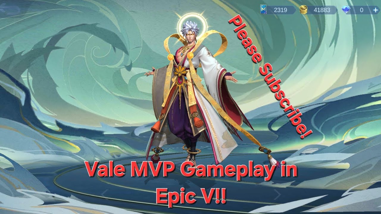 Mobile Legends MVP Gameplay of Vale in Epic V match!! Vale is a beast, and equal to the best mages!!