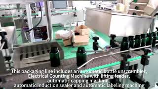 Gummy candy counting and packing line