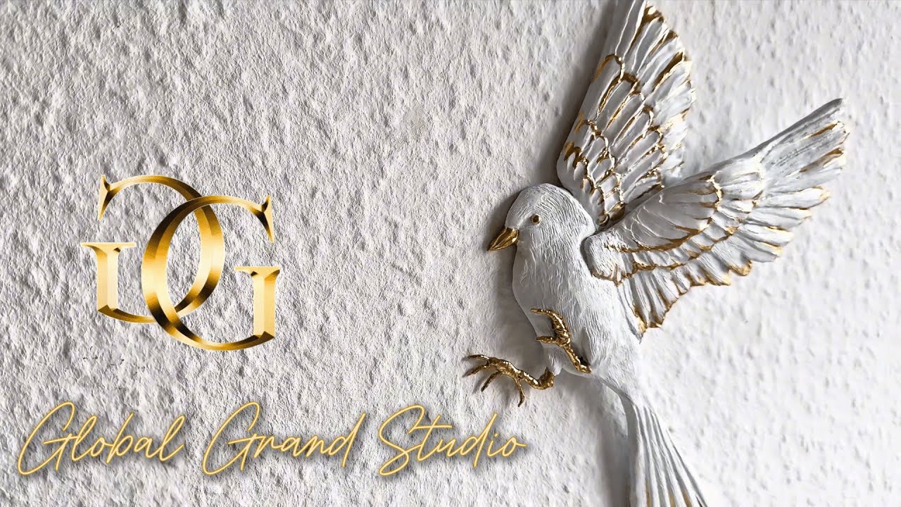 Мастер класс Барельеф «Летящая птичка»