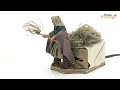 Video: Man with pitchfork 10 cm in motion