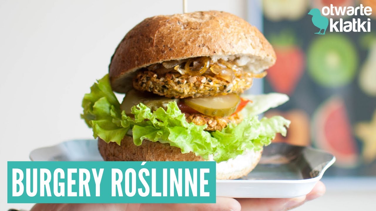 Burgery warzywne - Otwarte Klatki Gotują
