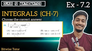 Class 12 Ex 7.2 Q39 Maths | Ex 7.2 Class 12 Math q39 | ex 7.2 Q39 Class 12 Maths | Integrals