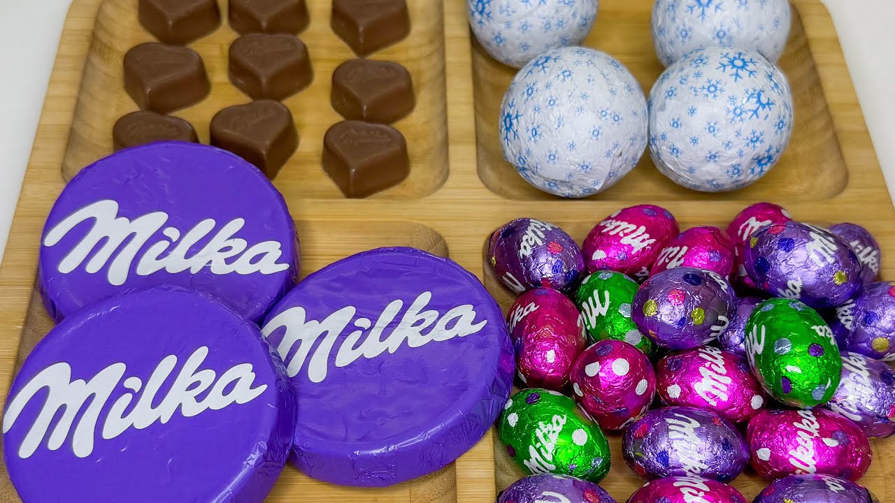 Milka Platter || Filling platter with Milka sweets 🍫
