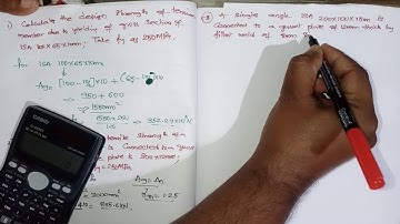 13-07-2020||PROBLEMS ON DESIGN OF TENSION MEMBERS||DESIGN OF STEEL STRUCTURES||MOHD WAHEED||SRRSGPT|