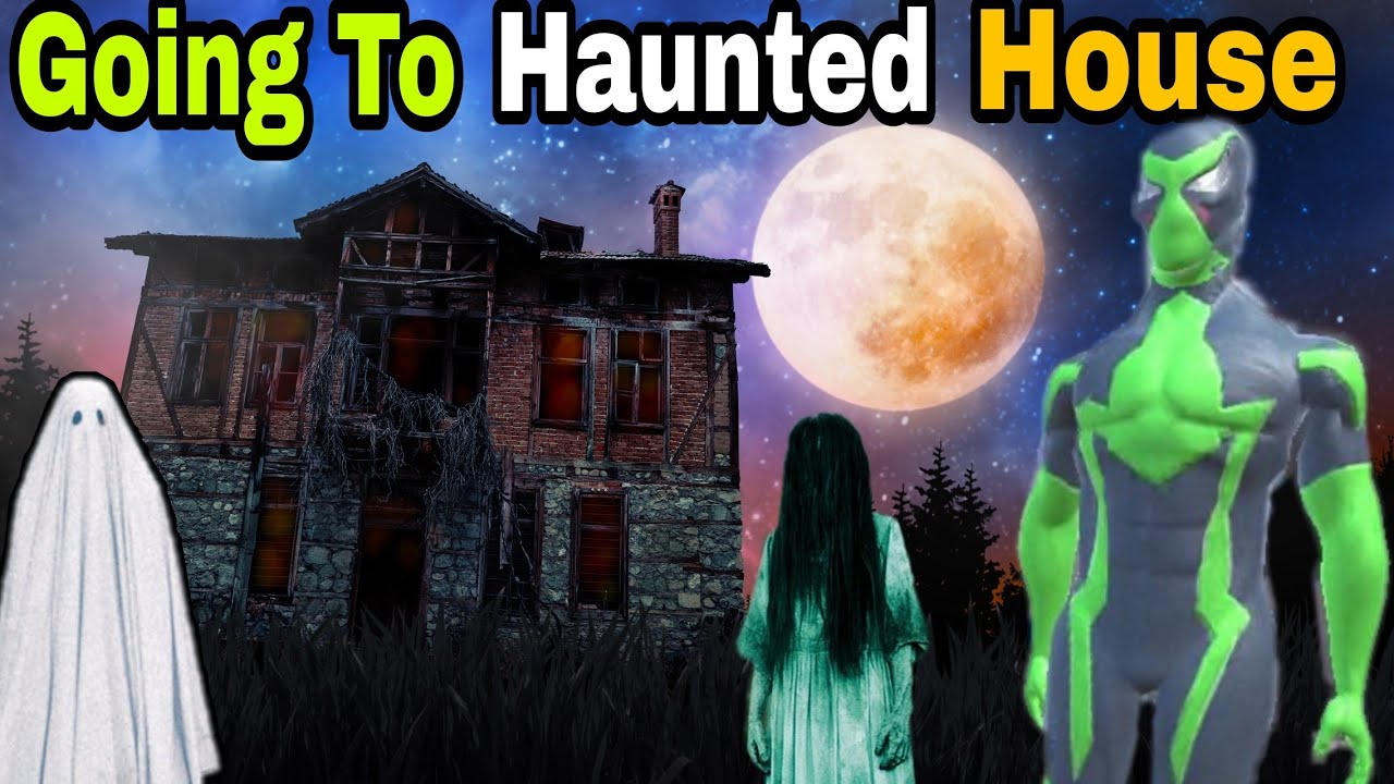 Going to Haunted house in rope frog ninja hero | Rope frog ninja hero