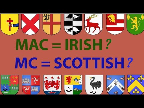 Irish x Scottish Surnames Explained