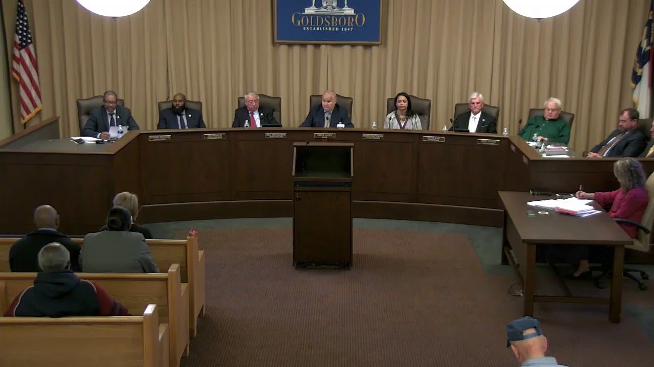 Goldsboro City Council Meeting 02032020 YouTube