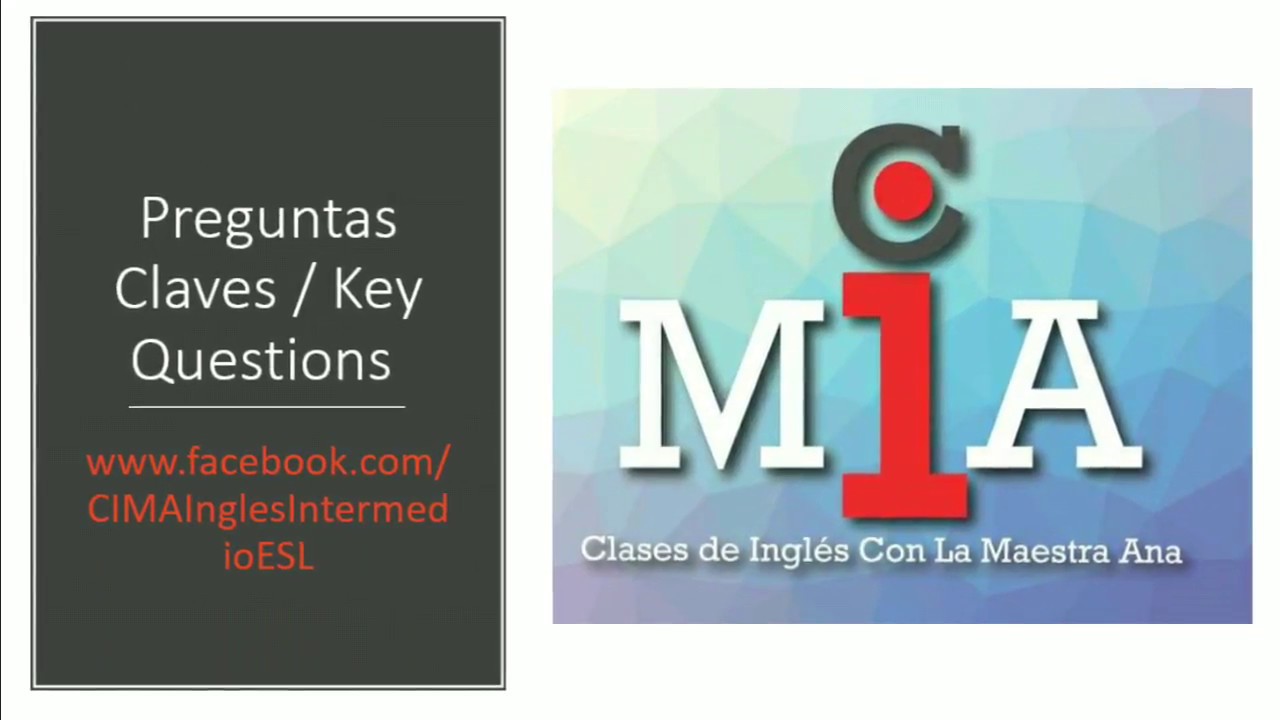 Preguntas clave en inglés / Key Questions cimatech