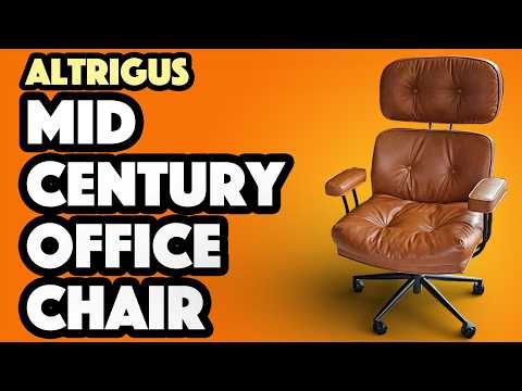 Review: Altrigus Mid-Century Office Chair — video thumbnail