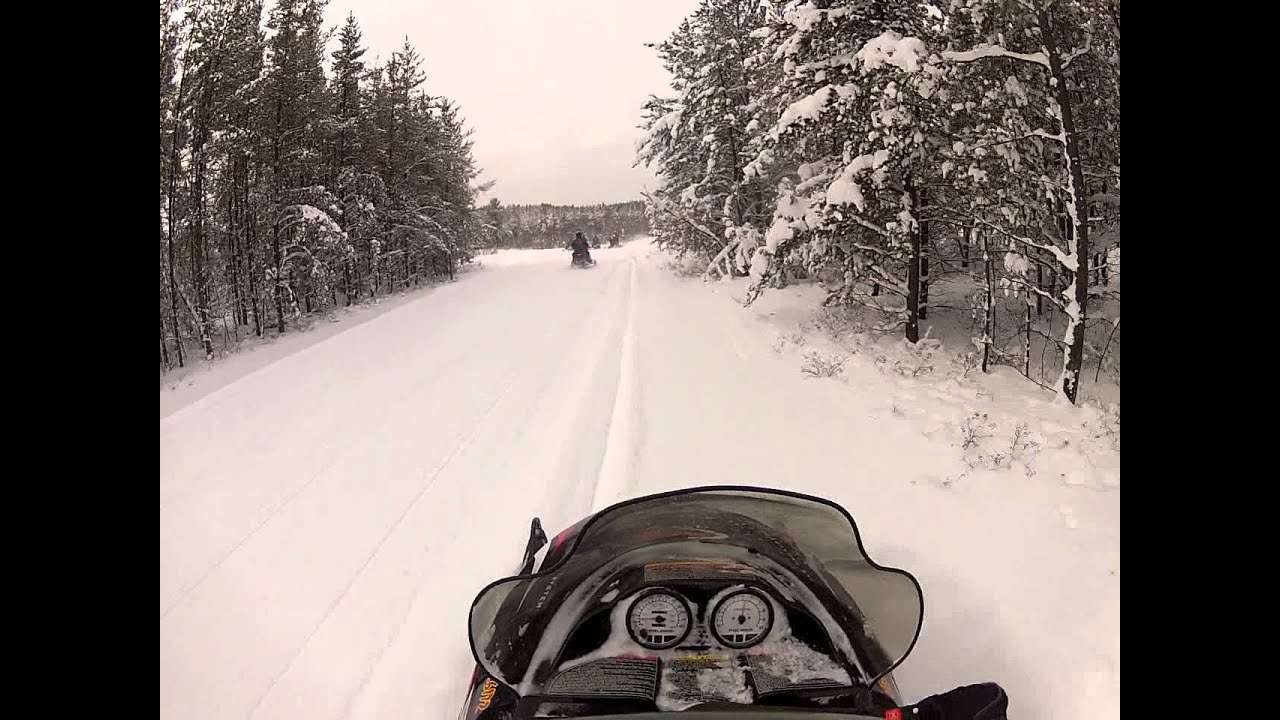 Bayfield Wisconsin Snowmobiling GoPro YouTube