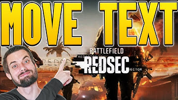 How To Move Text Chat Box On Battlefield REDSEC (EASY Tutorial)