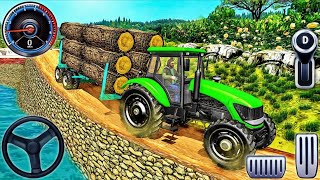 Cargo Tractor Trolley Simulator - Offroad Heavy Tractor Trolley Driving 3D - Android Gameplay screenshot 5