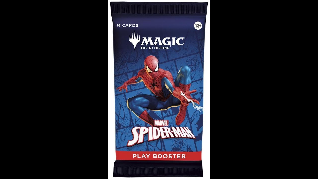 Opening my first ever MTG pack ever! Marvel Spiderman Edition!