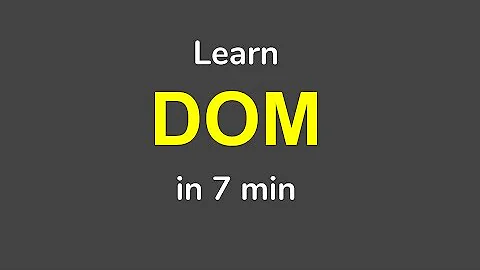 What is DOM | Document Object Model | Beginner Tutorial