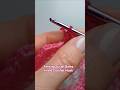 Testing Susan Bates Inline crochet hook set #crochet #crochethook #moderncrochet #crocheteveryday