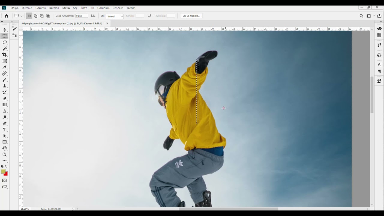 Speed Art : Circular Pixel Stretch Effect!