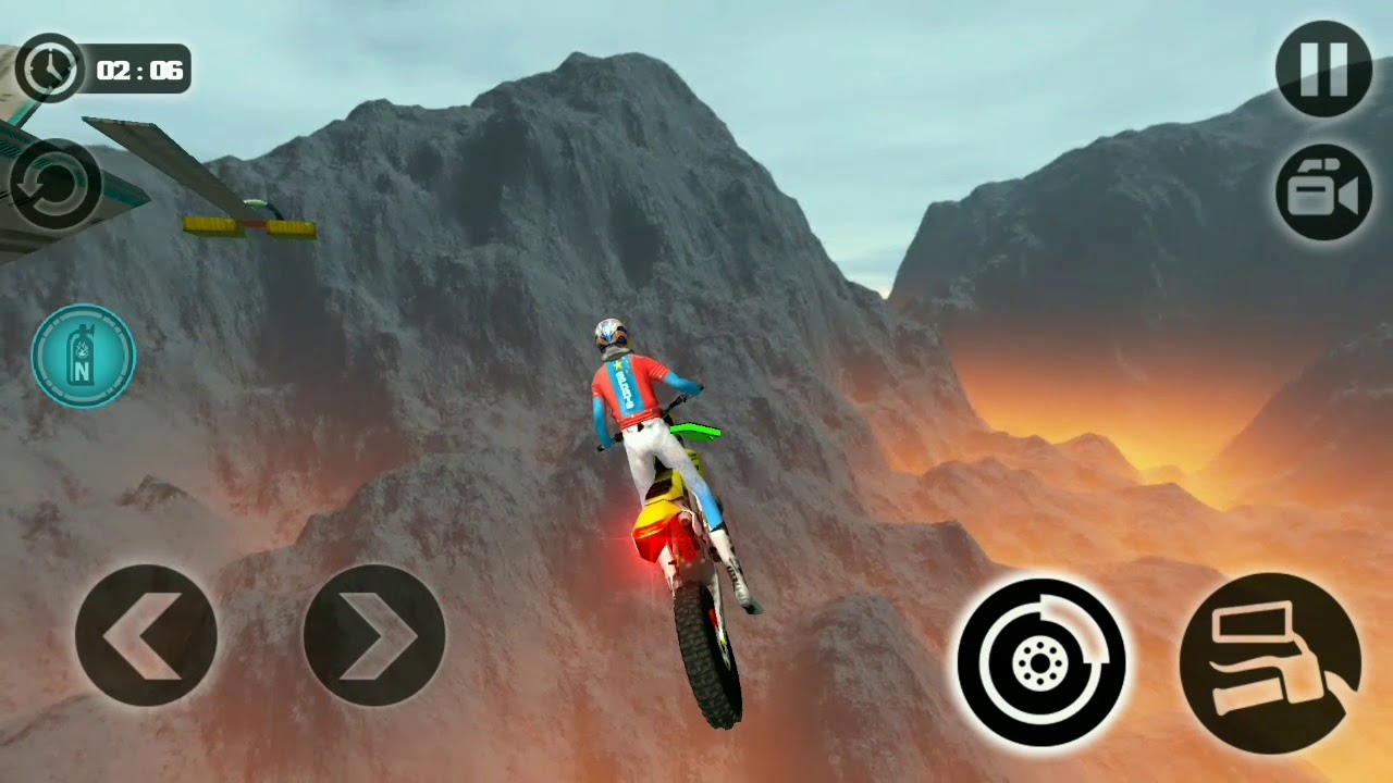 Impossible Motor Bike video games for kids QUICK STUNT RIDE