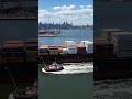 Melbourne Port,  Seaspan Hamburg. #melbourne #ship #cargo #port #dronephotography 