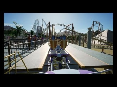 The curse of the pyramid (Intamin) @ ThrillVille: Sacramento - YouTube