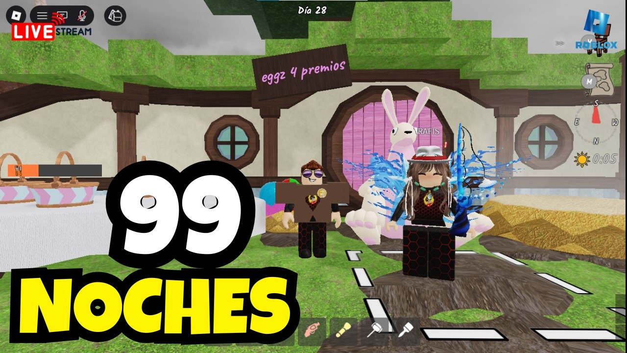 🌳 99 NOCHES CON EL CONEJO - Evento de Pascuas | Roblox en directo