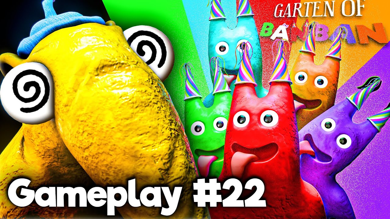 Garten of Banban 9 - ❤RANBOW💚 BANBAN😈 FAMILY?!?!?😨(Gameplay 22)