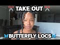 FASTEST way to Take out Butterfly Locs