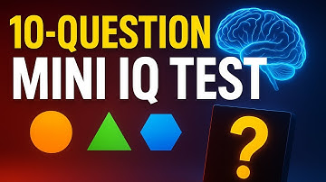 Only 1% Can Get 8/10 on This MINI IQ TEST! 🧠 (10 Questions to Test Your Brain)