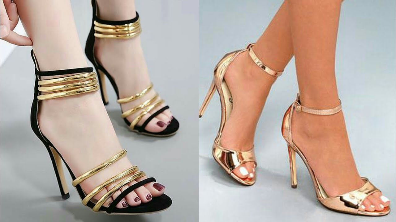 Most stylish and trending  ankle strap open toe pencil high 