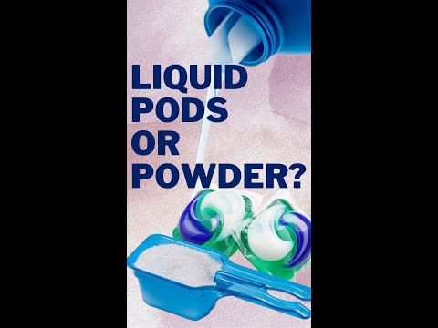What’s the best type of laundry detergent? Pods, liquid or powder?