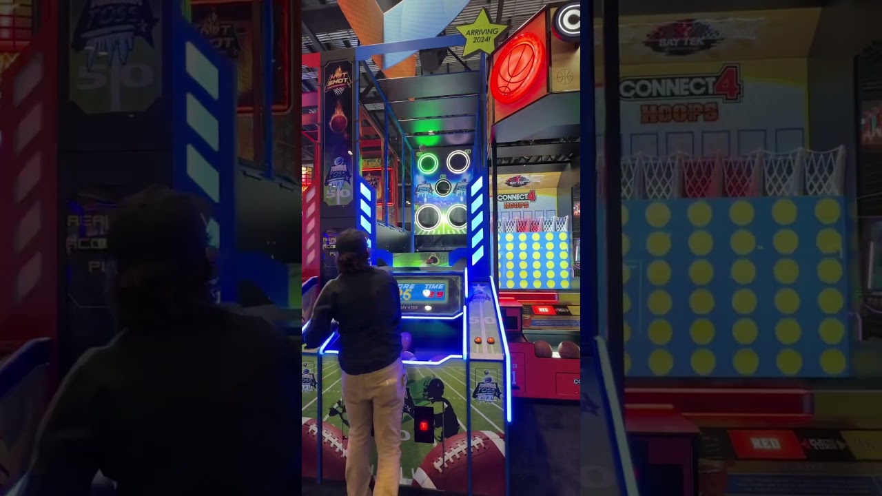 Testing out new arcade games at IAAPA 2023 