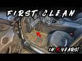 Deep Cleaning of a MUDDIEST Mercedes E220 / Interior Detailing ASMR