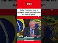 #Lula: "Dinheiro bom é dinheiro gasto em melhorias na vida do povo" #GovernoLula #tvt #Shorts