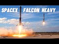 Запуск Falcon Heavy от SpaceX с автомобилем Tesla Илона Маска. Взлет и посадка. Русские титры