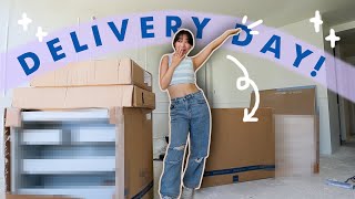 Extreme Apartment Makeover Ep 3: Shopping for Appliances + Exciting Deliveries!