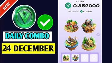 Vertus Combo Cards Today 24-25 December ⭐️Vertus Daily Combo⭐️Vertus Combo Cards⭐️Vertus Combo