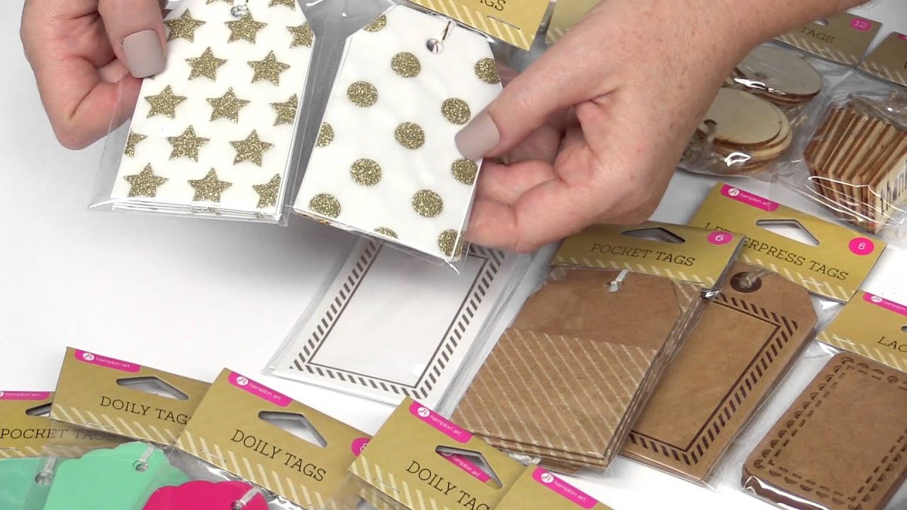Tag Collection from Hampton Arts scrapbooking tarjetas