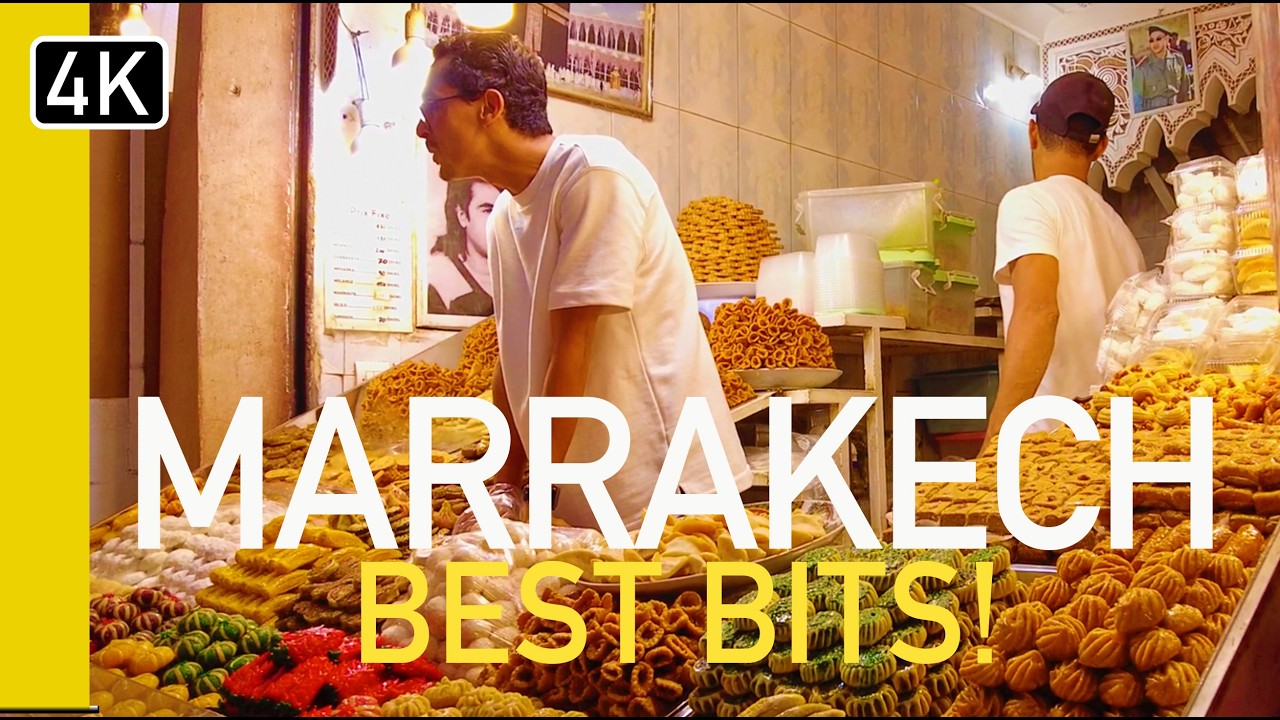 🇲🇦 Марракеш, Марокко Пешеходная экскурсия в 4K | 48 часов в Марракеше