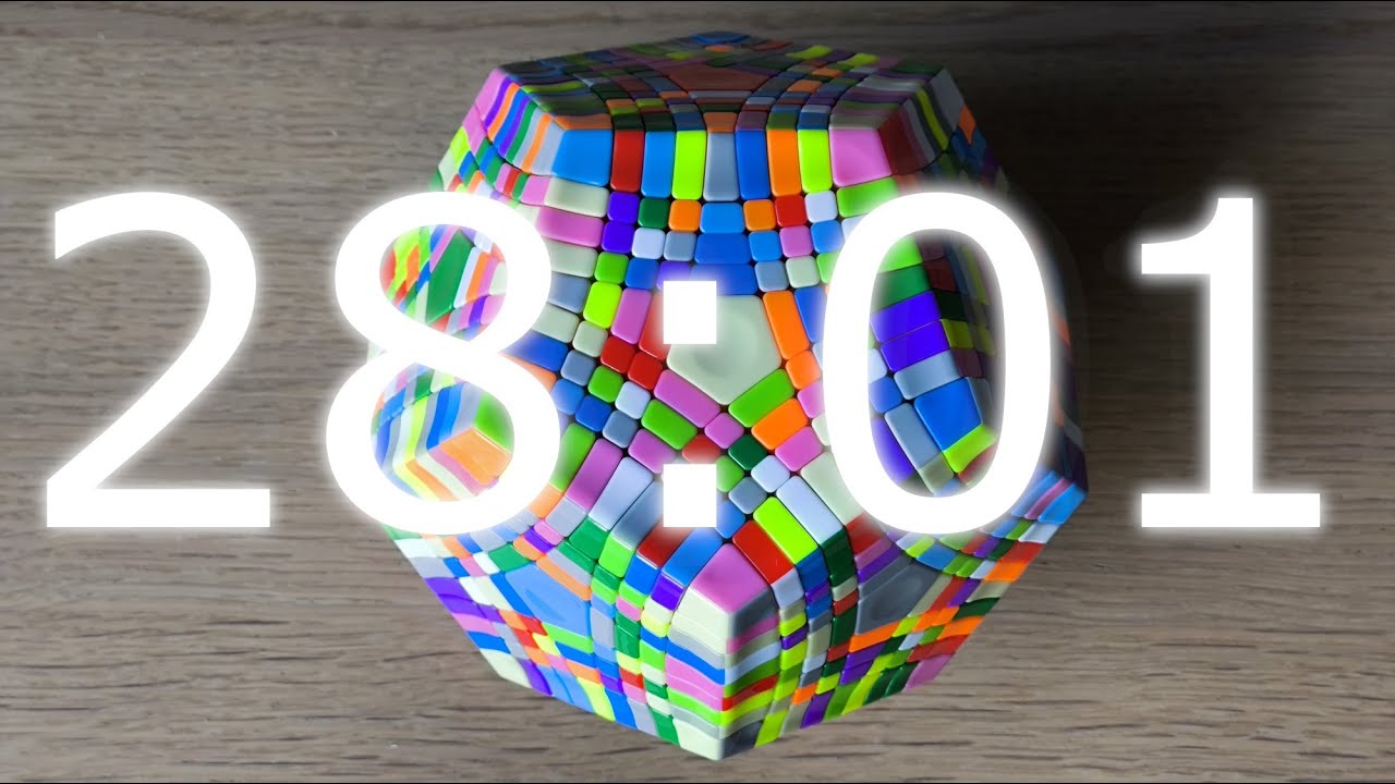 Petaminx World Record Solve - 28 Minutes