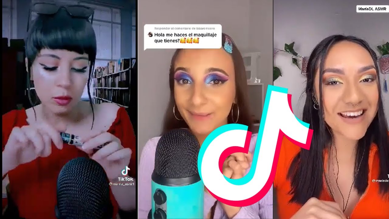 ASMR TE MAQUILLO #20- RECOPILACIÓN TIKTOK 💋