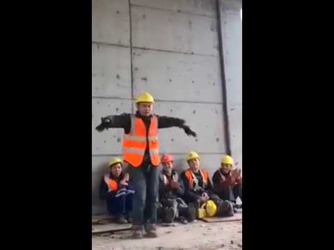 Image result for images of chinese construction worker break dancing