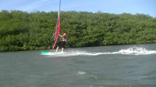 Windsurf Freestyle in Bonaire 12 Dec 2015