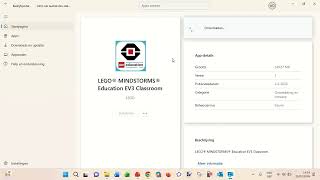 Voortraject Havenstudio - Installatie van de app LEGO MINDSTORMS