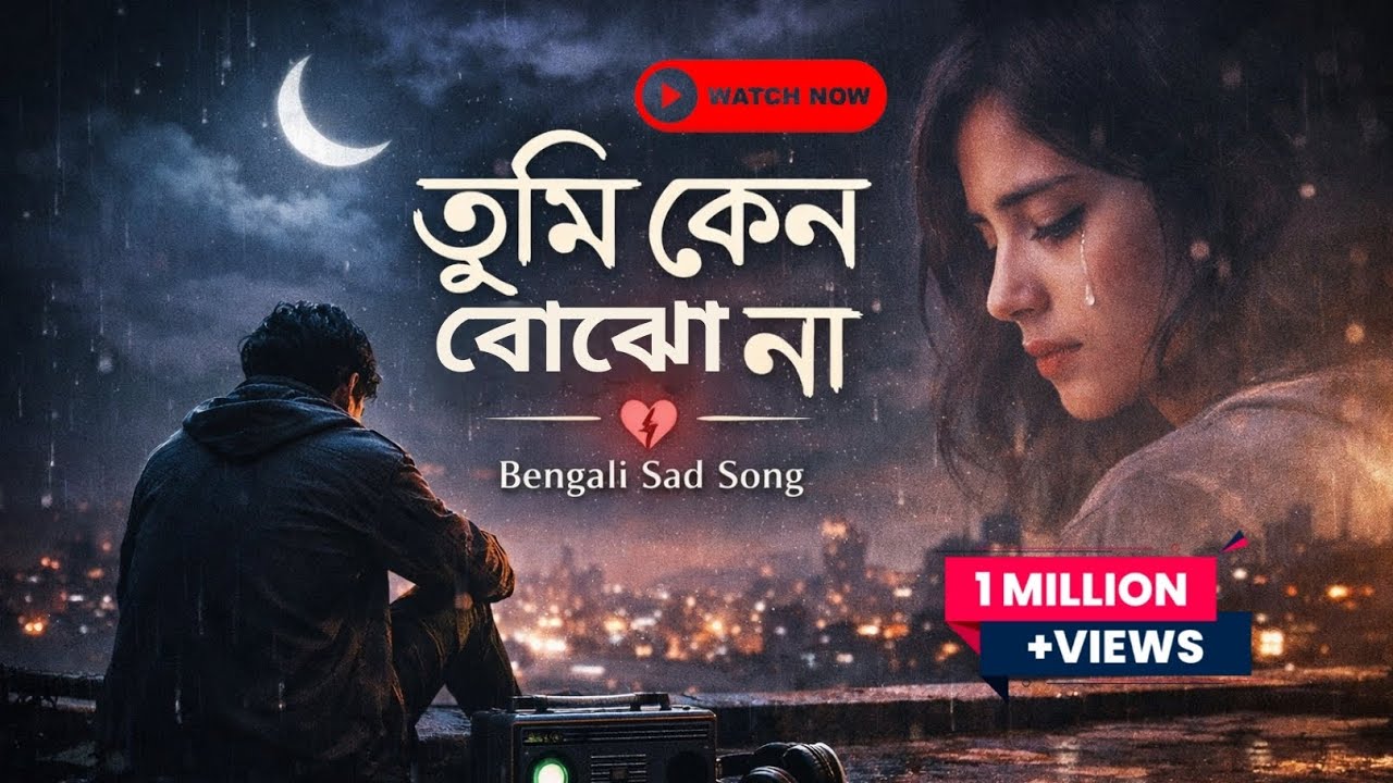 তুমি কেনো বোঝো না🫵💔 | Bengali Sad Song🥀 | Broken Heart Emotional Song💔🎧 | 