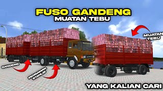 REVIEW DAN SHARE MOD BUSSID TERBARU BONUS $ TRUK FUSO FIGHTER GANDENG MUATAN TEBU|BY MUHKLAS screenshot 3