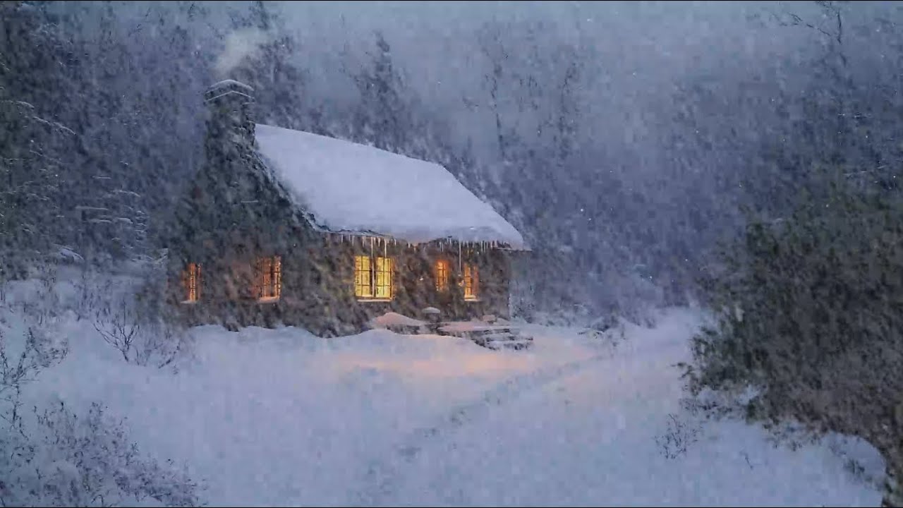 Howling Wind & Blowing Snow for Sleep, Relax | Wind Sounds | Winter ...
